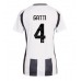 Tanie Strój piłkarski Juventus Federico Gatti #4 Koszulka Podstawowej dla damskie 2024-25 Krótkie Rękawy
